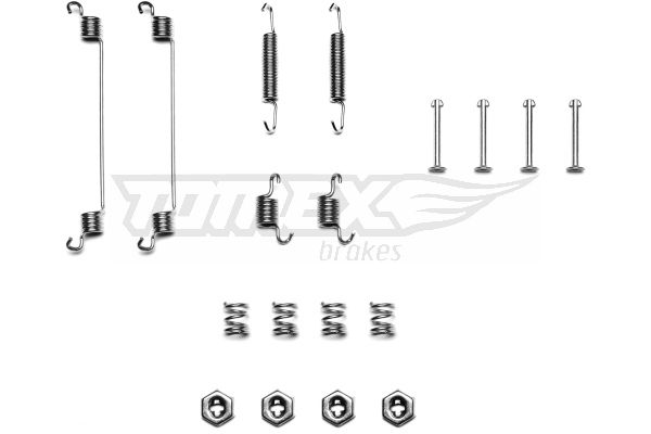 TOMEX BRAKES priedų komplektas, stabdžių trinkelės TX 40-09